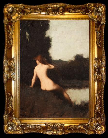 framed  Jean-Jacques Henner A Bather, ta009-2